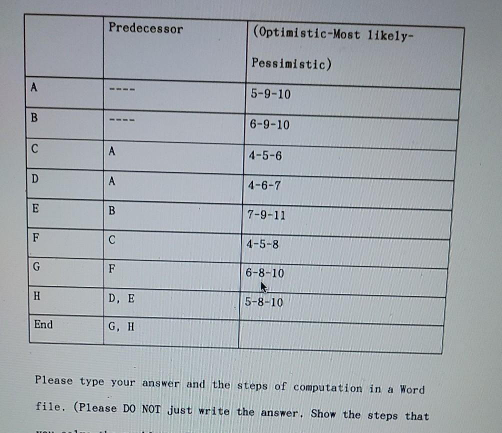 please type answer and steps to computation .