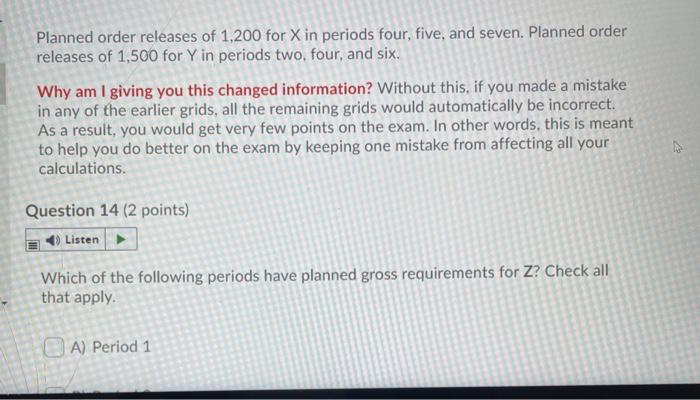 Z Use the following inventory information for the