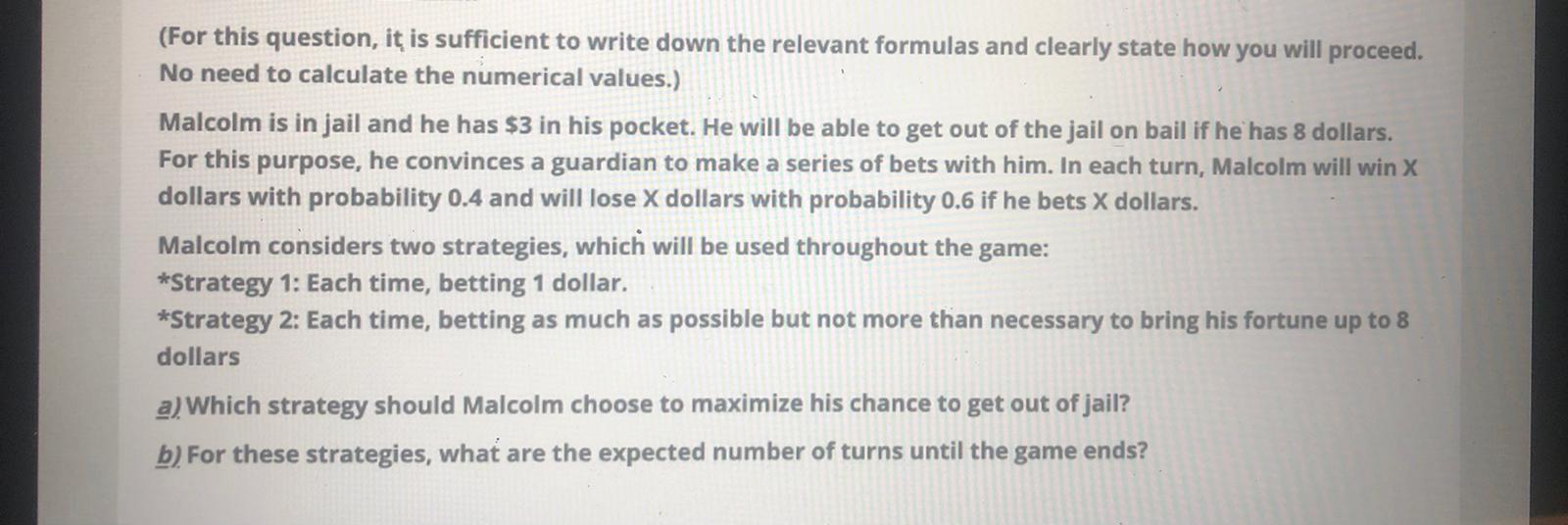 (For this question, it is sufficient to write