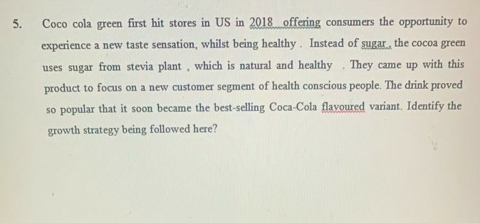 5. Coco cola green first hit stores in US in