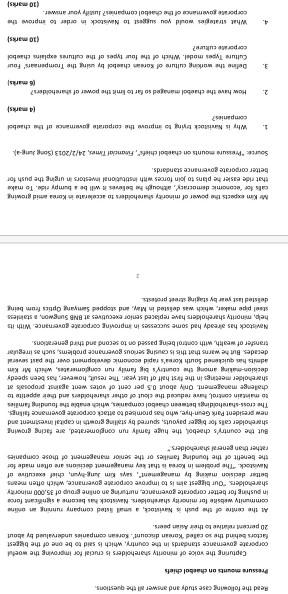 REQUIREMENT: Read the following case study and