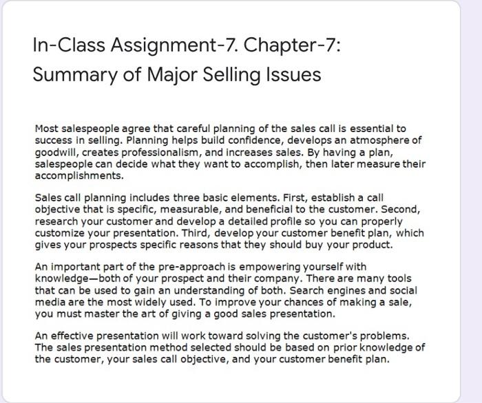 Please answer last 4 answer In-Class