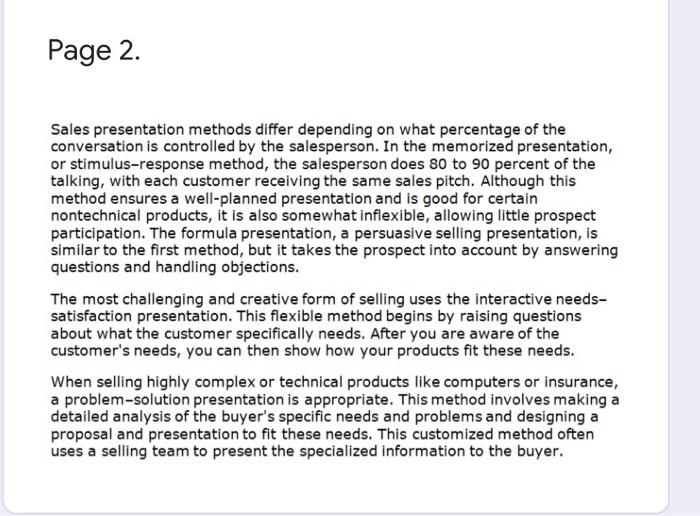 Please answer last 4 answer In-Class