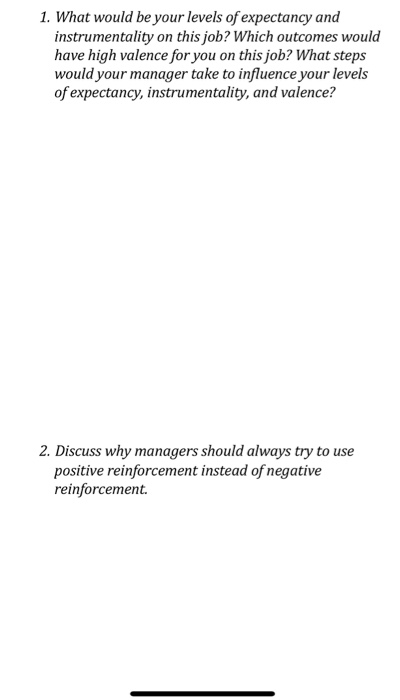 questions on chapter 13 1. What would be your