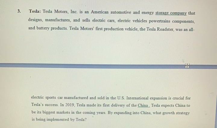 3. Tesla: Tesla Motors, Inc. is an American