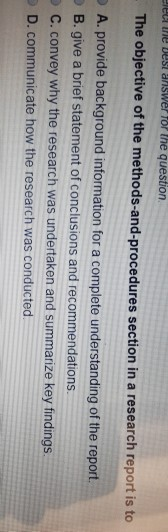 leu me des answer for the question The objective