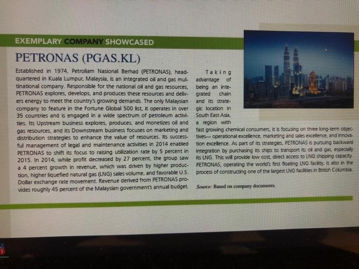 STRATEGIC MANAGEMENT PROJECT EXEMPLARY COMPANY