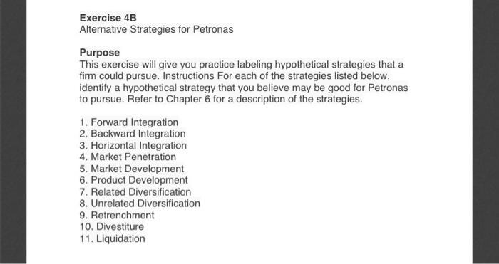 STRATEGIC MANAGEMENT PROJECT EXEMPLARY COMPANY