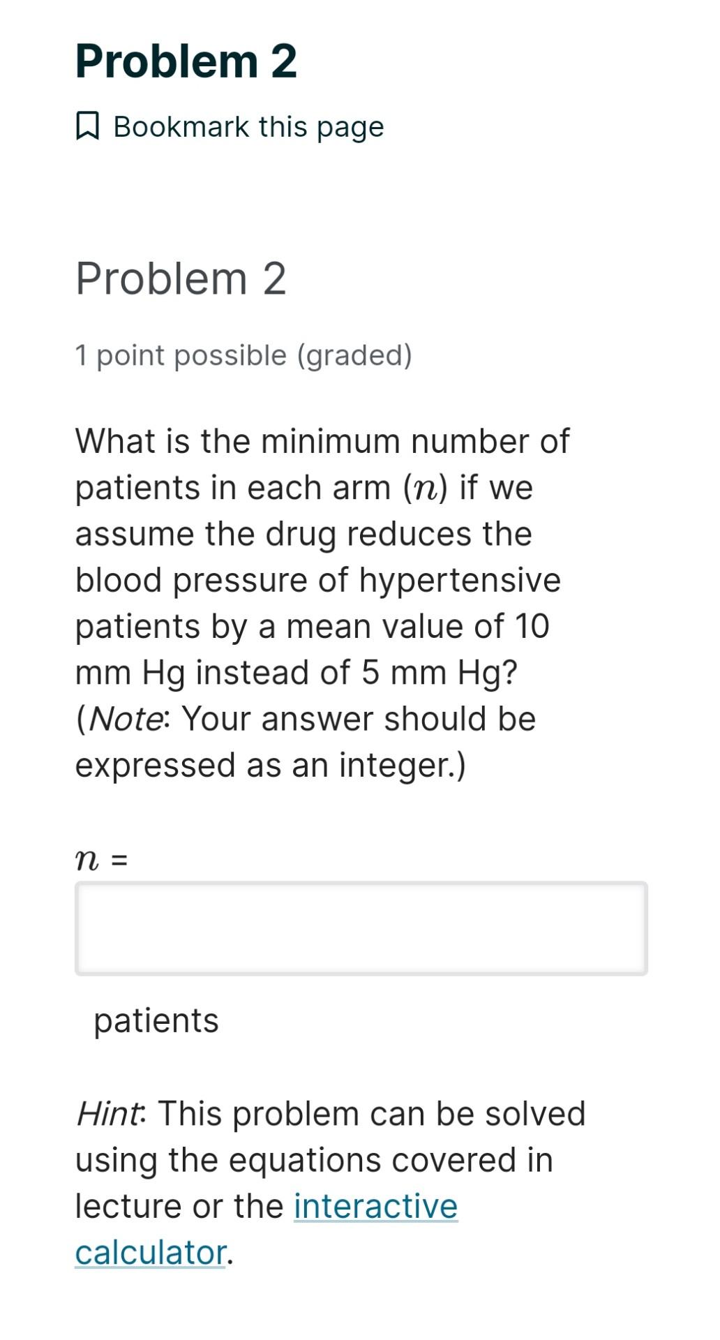 Consider a Phase III clinical trial to test the
