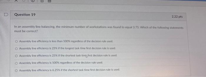 Question 18 2.22 pts With the global economic