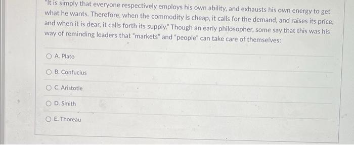 "It is simply that everyone respectively employs