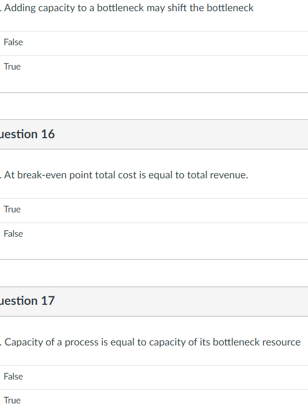 - Adding capacity to a bottleneck may shift the
