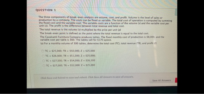 Need help with hw QUESTION 1 The three components