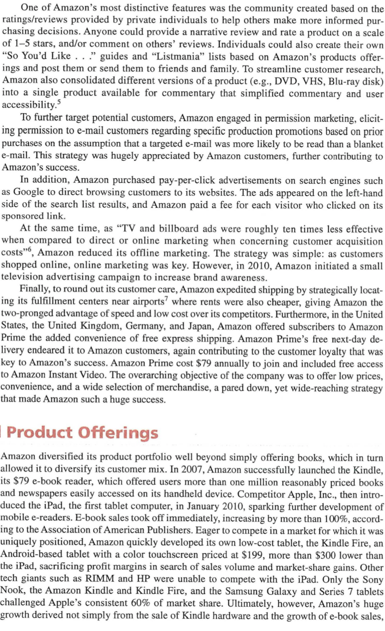 What recommendations would you make to Amazon To