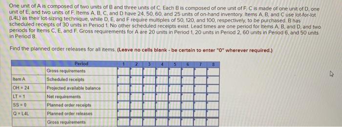 I need help with that question please. One unit