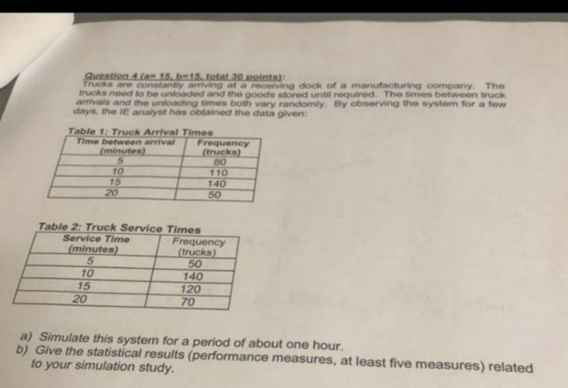 Please do not use excel, show calculations and