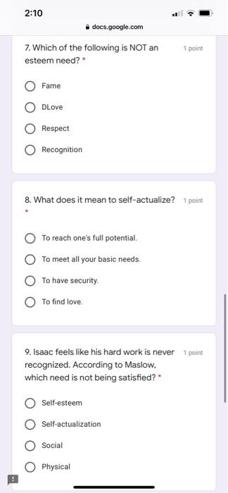 2:10 docs.google.com 1 point 1. All of the