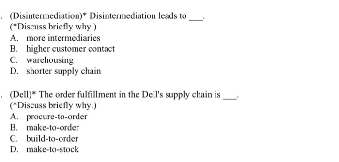 explain the answer (JIT)* --- The following