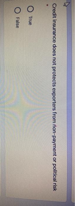 Credit insurance does not protects exporters from