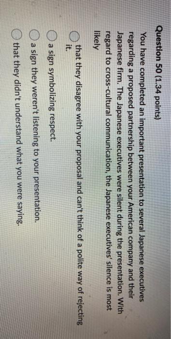 Question 52 (1.34 points) Sofia works for a