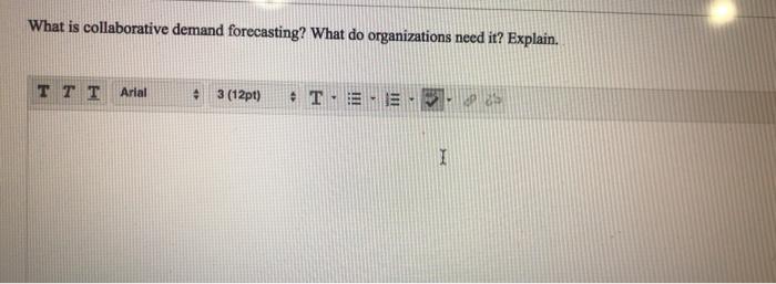 What is collaborative demand forecasting? What do