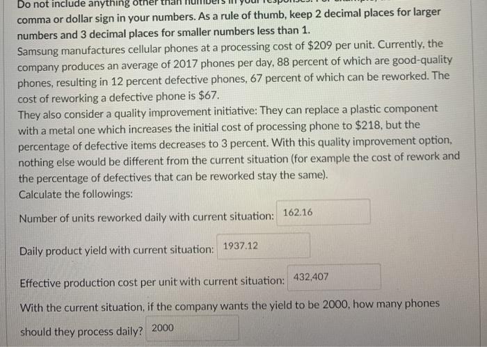 please answer only bottom 4 questions Do not