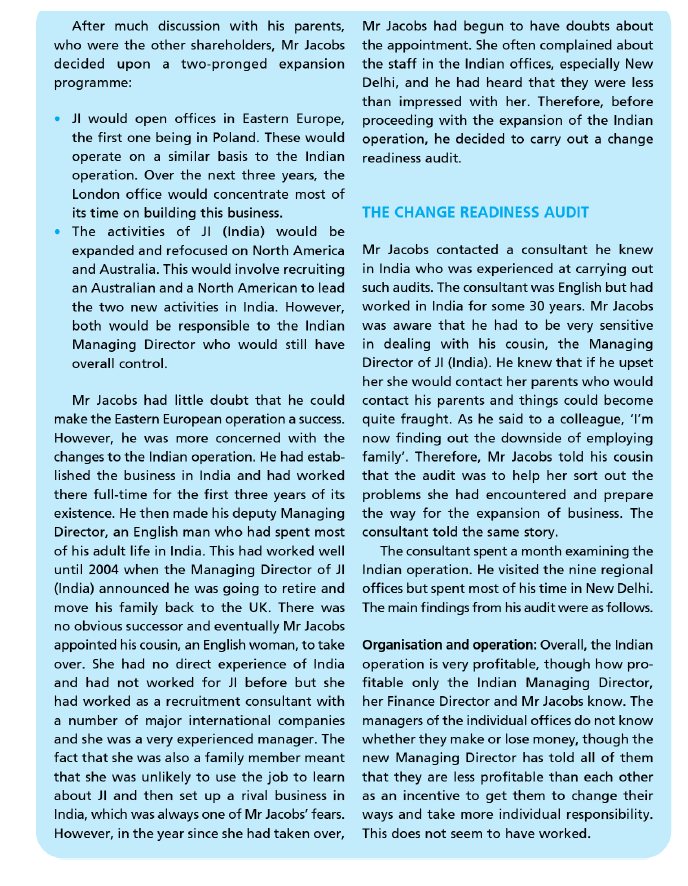 Would you plz read the case study and answer only