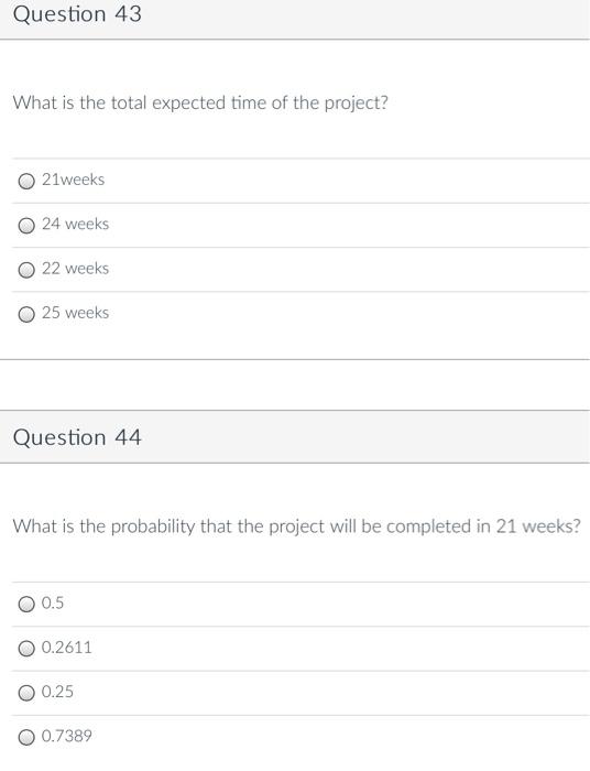 NEED ASAP answer only no solution A project