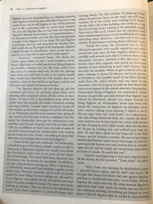 Please help me answer questions 1-8 for this case