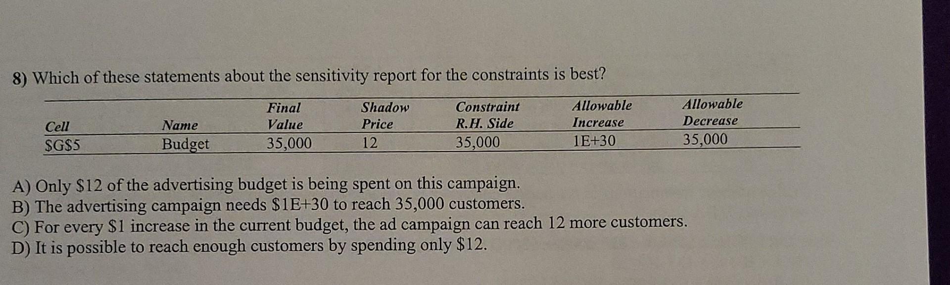 5-8) The college director of global activities