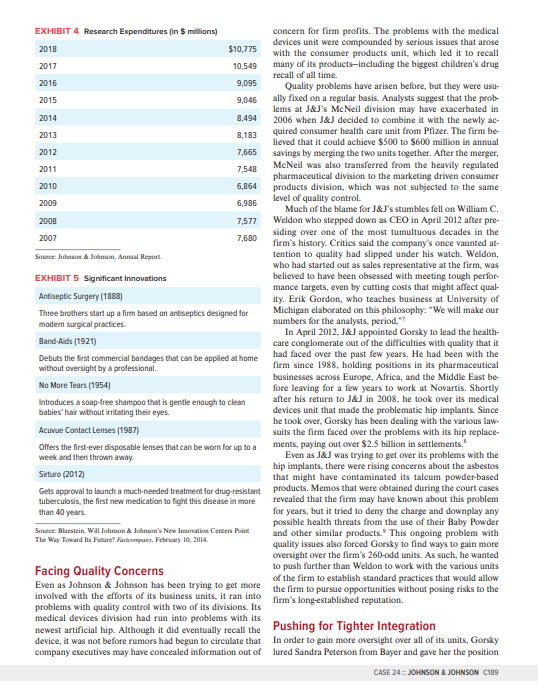 Your case analysis for Johnson & Johnson will be