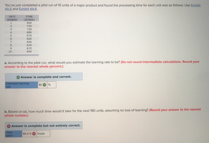 Help Solve for part B You've just completed a