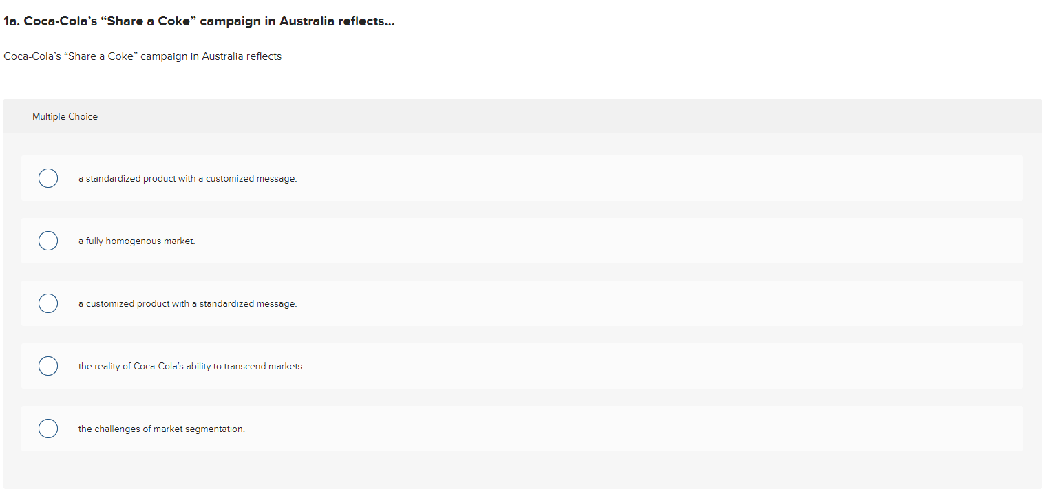 1. Chapter Opening Case: Share a Coke Chapter