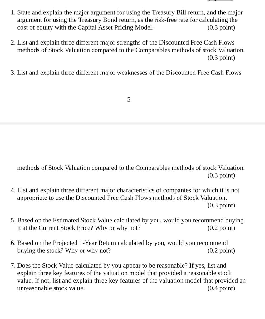 1. State and explain the major argument for using