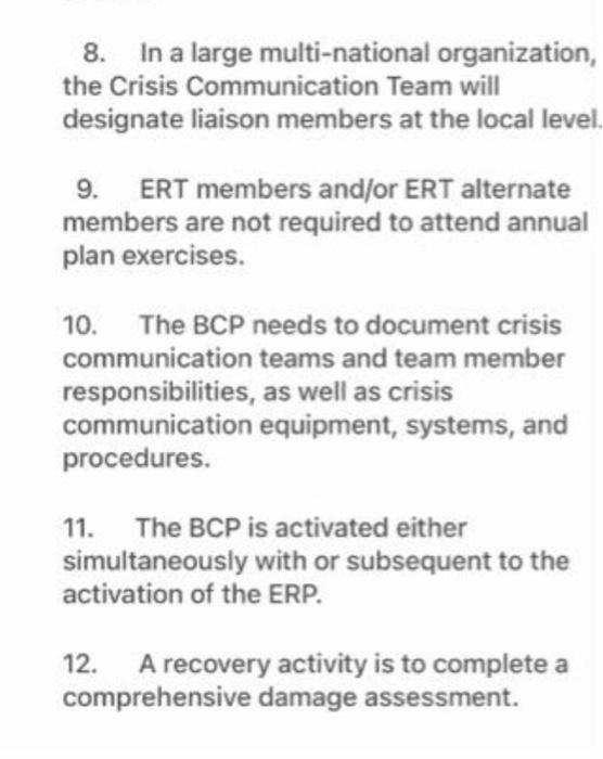 plese enswer True or False? 8. In a large