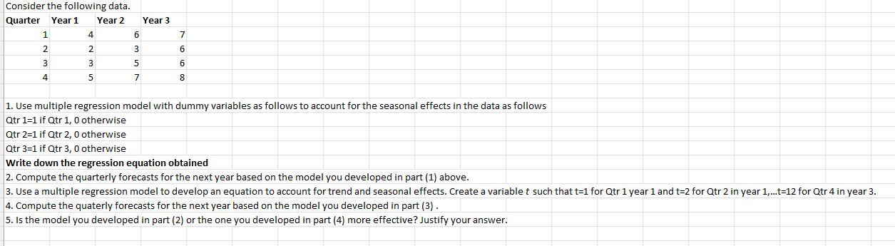 ****** Break down the question by each