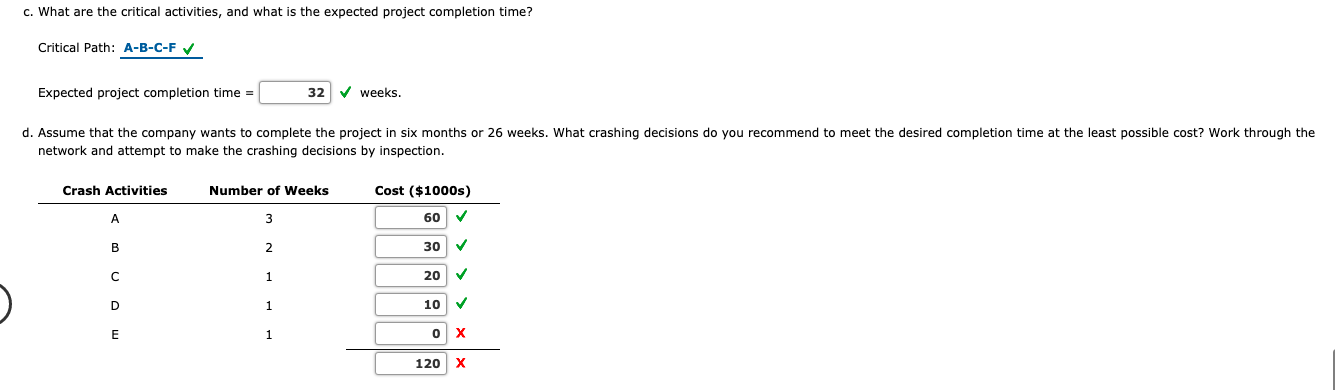 Please help with D, E, and F. Thank you Please