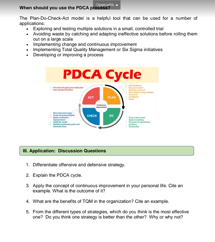 QUESTIONS: 1. Differentiate offensive and