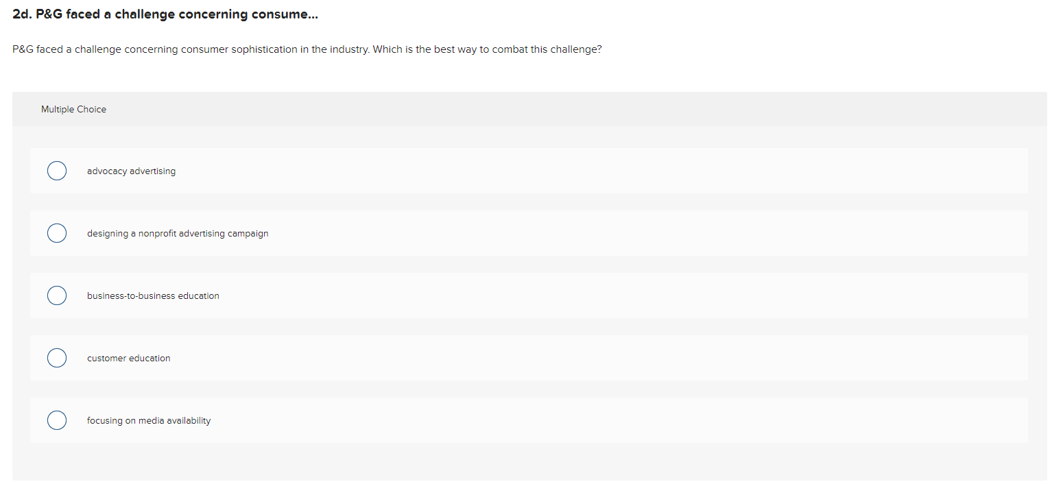 Marketing programs are based on standardized