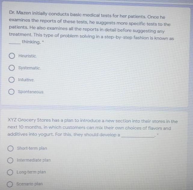 Dr. Mazen initially conducts basic medical tests