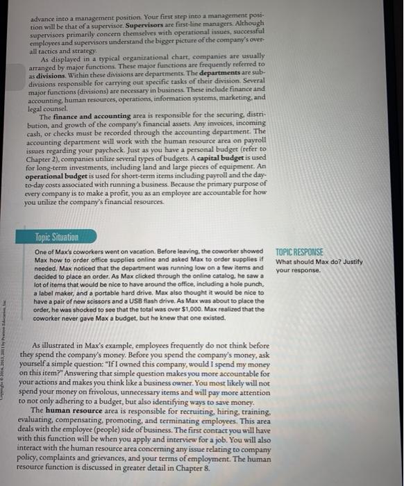 what should Max do? Justify our response advance