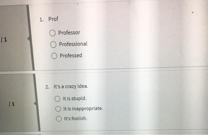 6. Match each simple, informal word to the