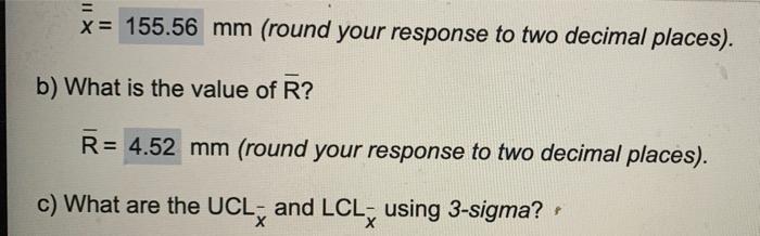 Refer to Table 56.1 - Factors for Computing