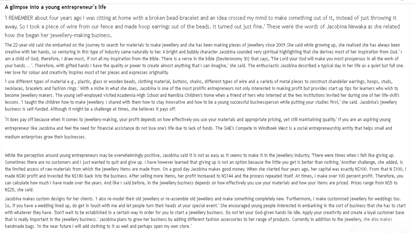 3. For entrepreneurs to succeed it is important