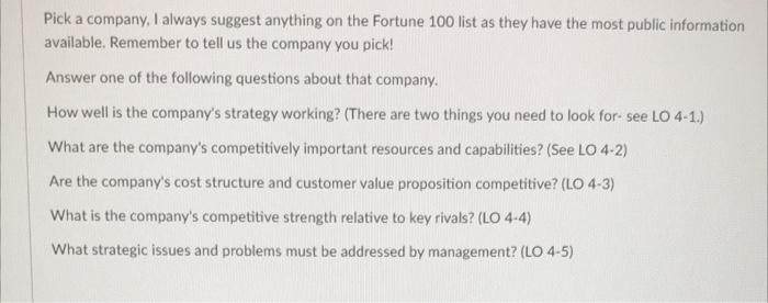 Pick a company, I always suggest anything on the