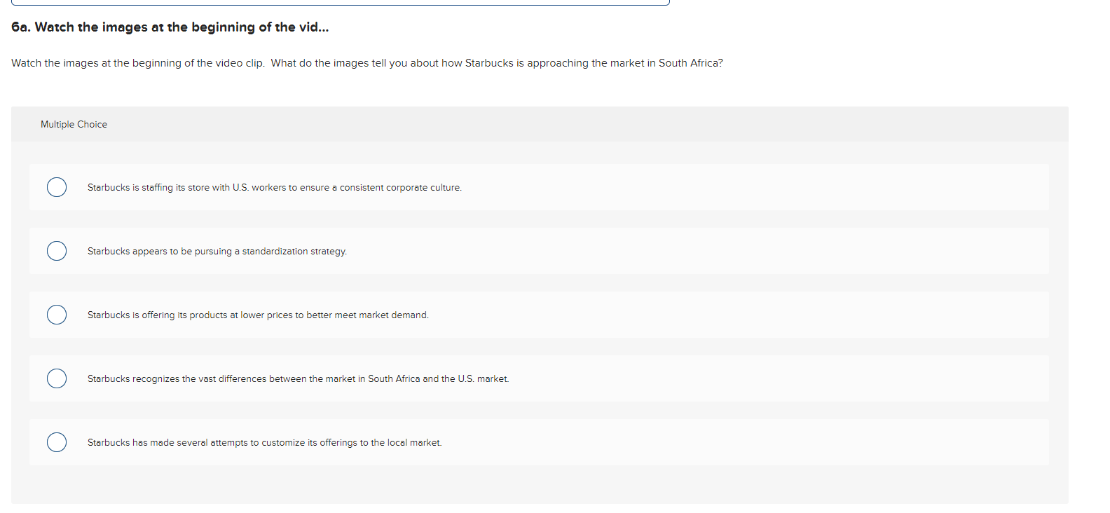 ! Required information 6. CLEAN: Starbucks Opens