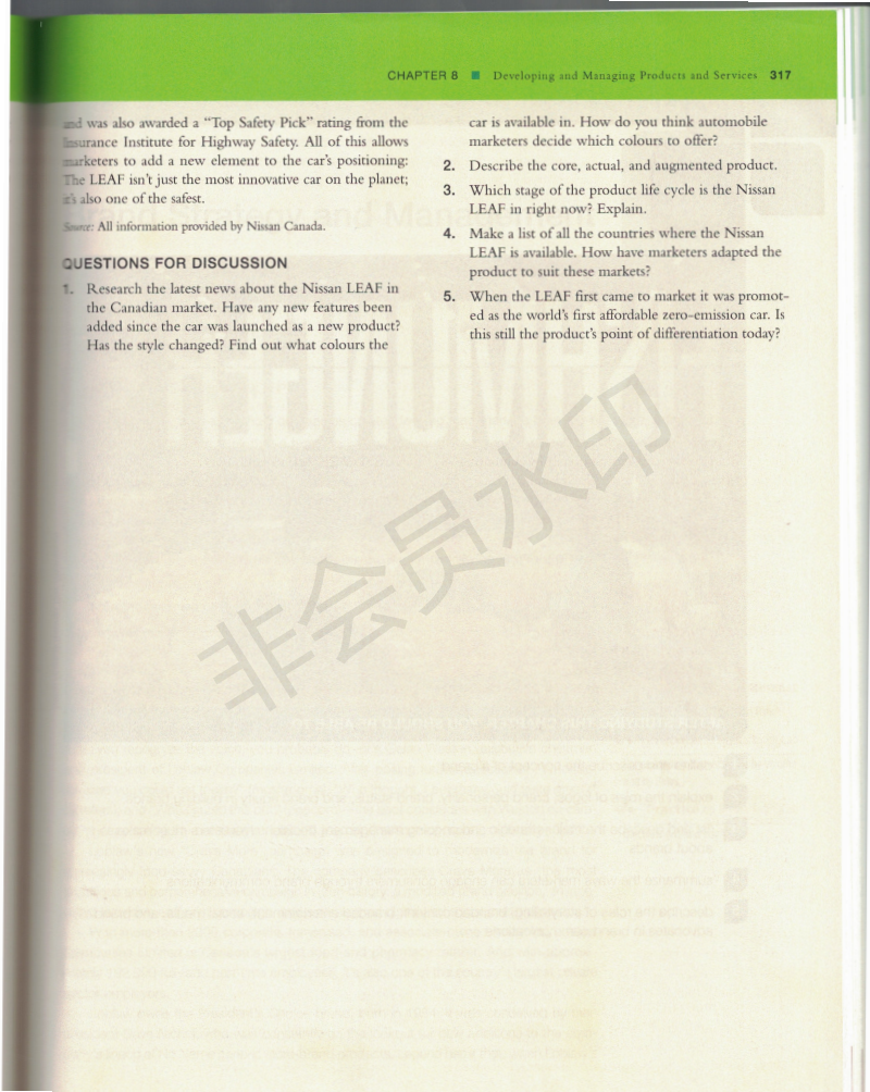 only answer question no.4 END-OF-CHAPTER CASE