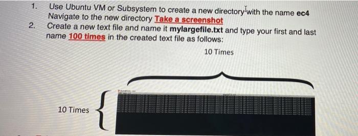 1. 2. Use Ubuntu VM or Subsystem to create a new