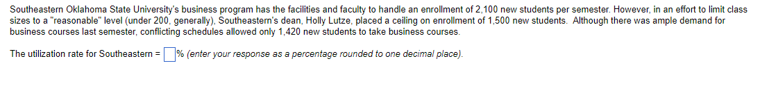 Southeastern Oklahoma State University's business