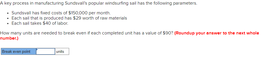 . A key process in manufacturing Sundsvall's